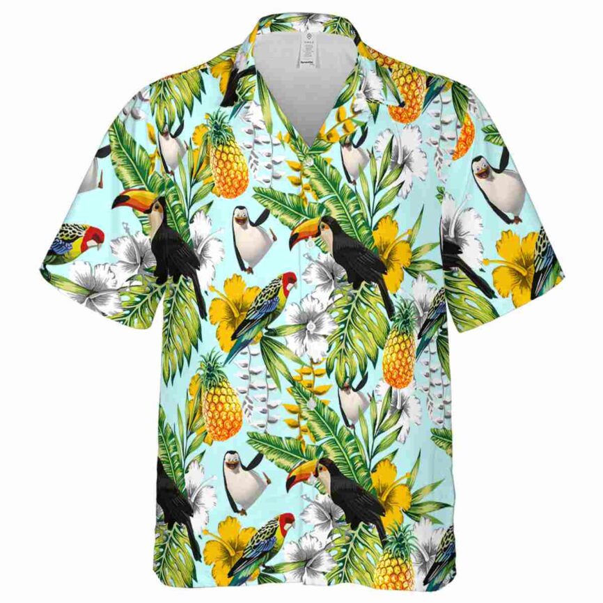 Personalized Penguin Toucan Bird Hawaiian Shirt Fashion forward