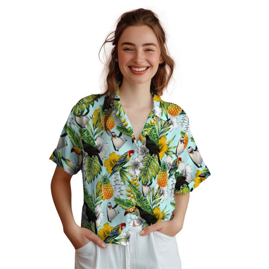 Personalized Penguin Toucan Bird Hawaiian Shirt Top rated