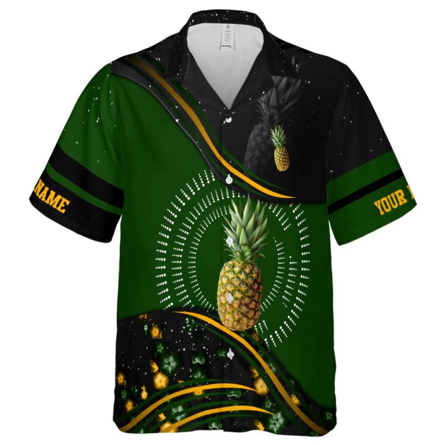 Personalized Pineapple Dynamic Swirl Hawaiian Shirt Fashion forward