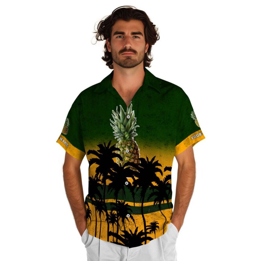 Personalized Pineapple Sunset Gradient Hawaiian Shirt New Arrival
