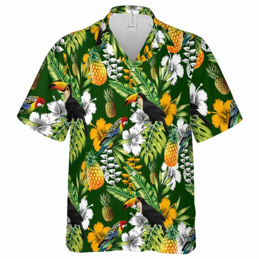 Personalized Pineapple Toucan Bird Hawaiian Shirt Fashion forward