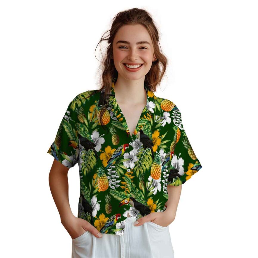 Personalized Pineapple Toucan Bird Hawaiian Shirt Top rated