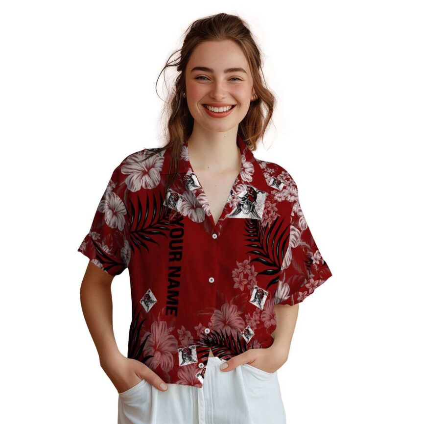 Personalized Pirate Hibiscus Pattern Hawaiian Shirt Top rated
