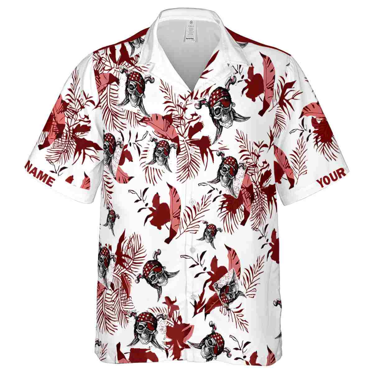 Personalized Pirate Leafy Accents Hawaiian Shirt Fashion forward Personalized Pirate Leafy Accents Hawaiian Shirt Fashion forward