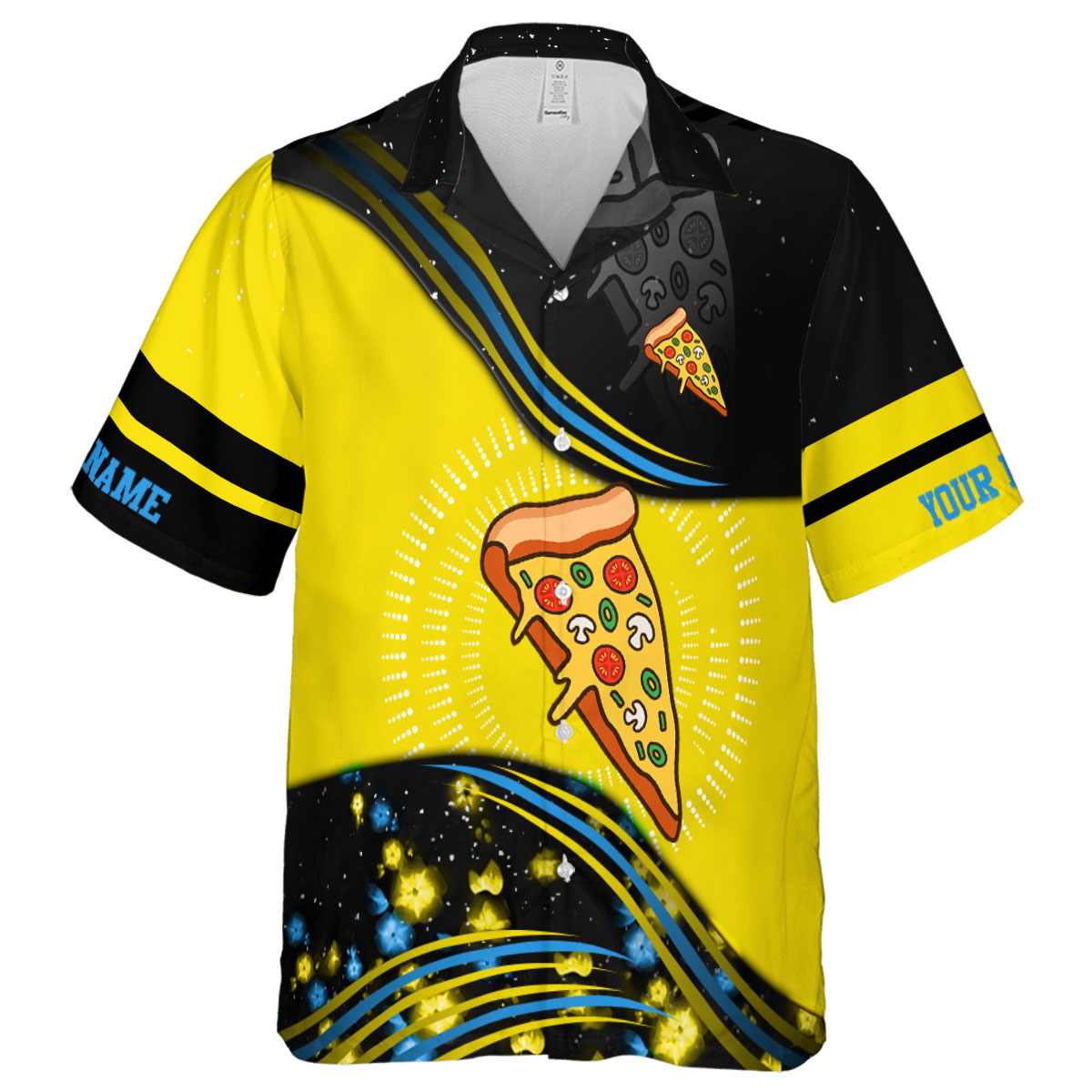 Personalized Pizza Dynamic Swirl Hawaiian Shirt Fashion forward Personalized Pizza Dynamic Swirl Hawaiian Shirt Fashion forward