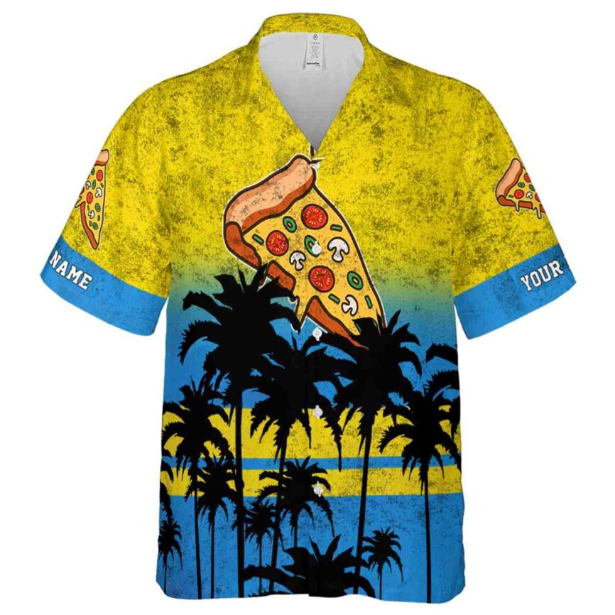 Personalized Pizza Sunset Gradient Hawaiian Shirt Fashion forward