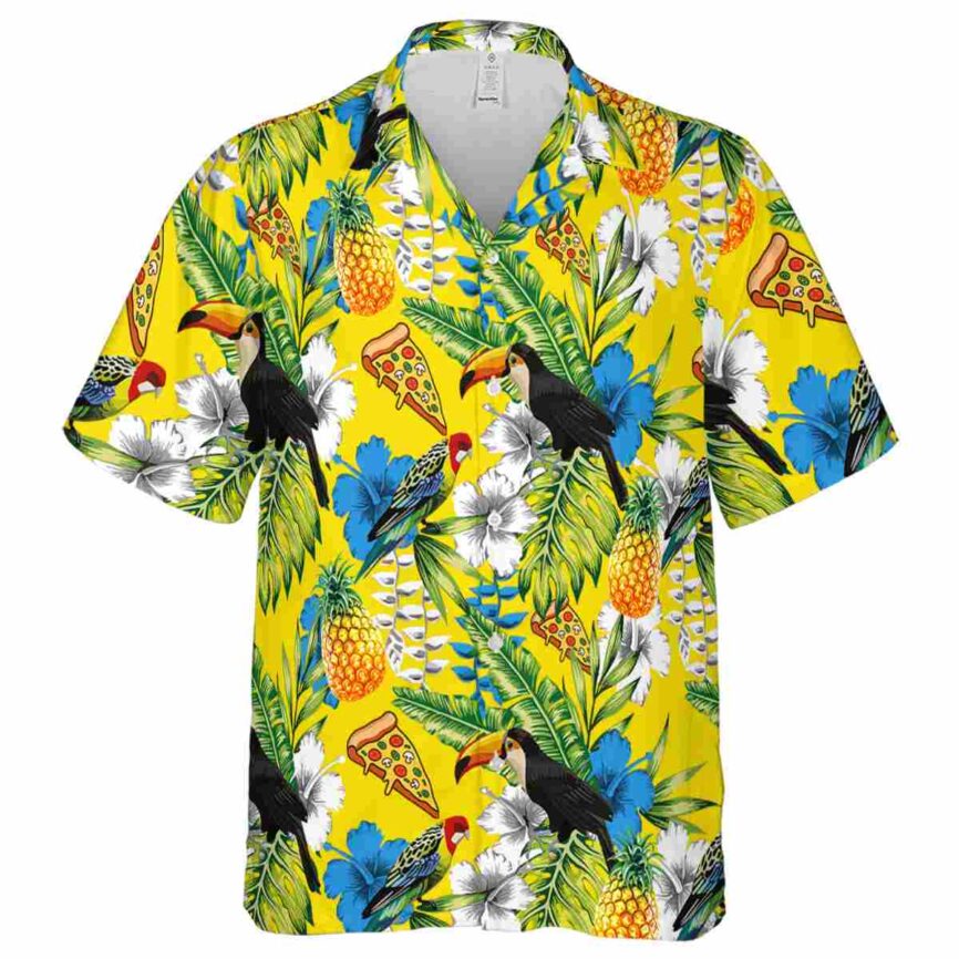 Personalized Pizza Toucan Bird Hawaiian Shirt Fashion forward