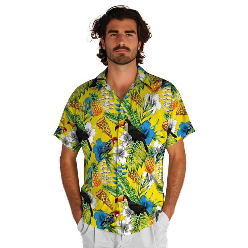 Personalized Pizza Toucan Bird Hawaiian Shirt New Arrival