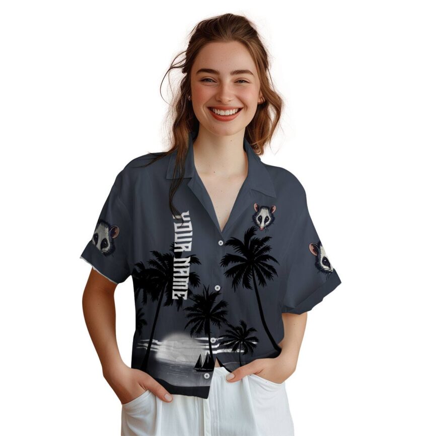 Personalized Possum Ocean Sunset Hawaiian Shirt Top rated