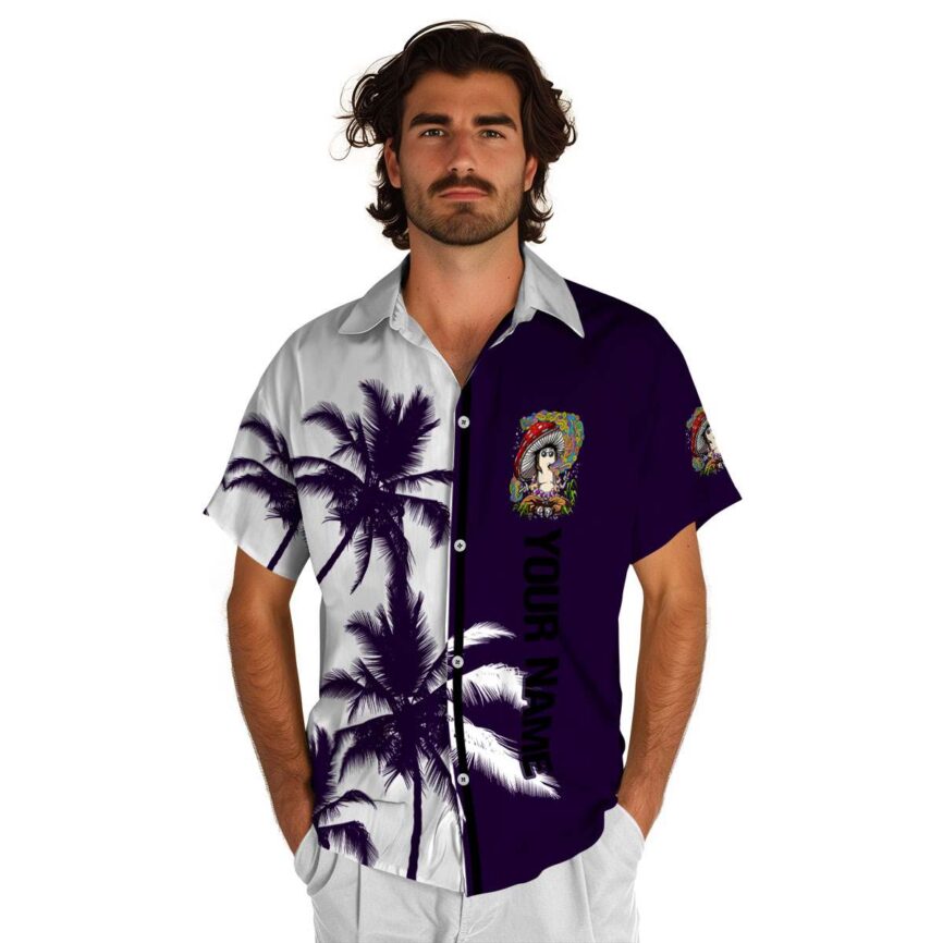 Personalized Psychedelic Beach Vibes Hawaiian Shirt High quality