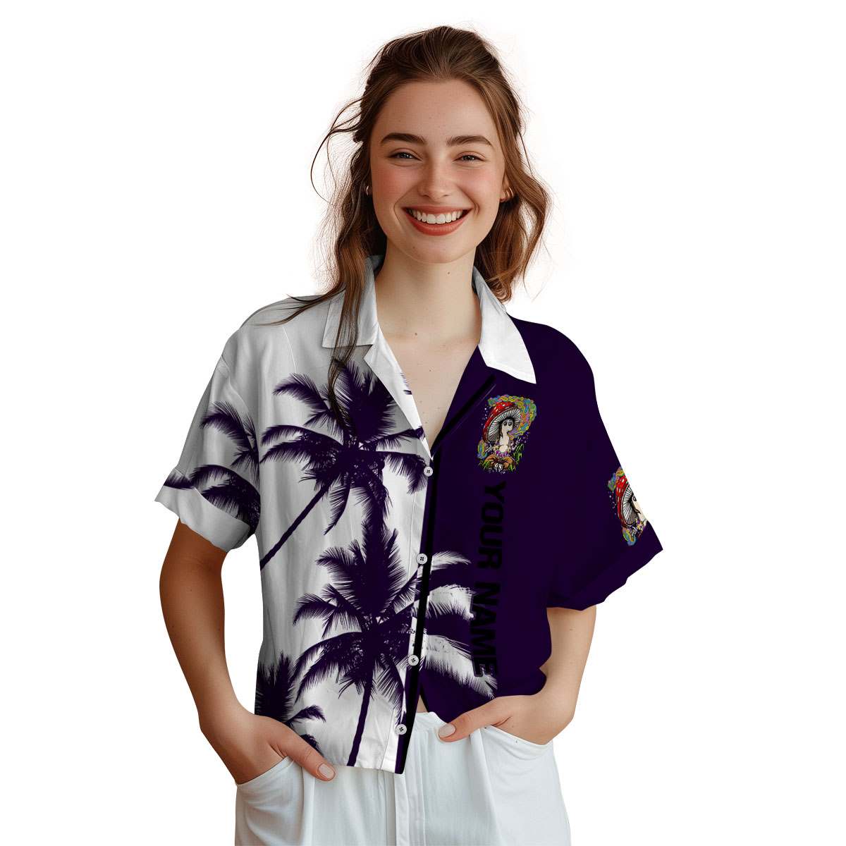 Personalized Psychedelic Beach Vibes Hawaiian Shirt Trendy Personalized Psychedelic Beach Vibes Hawaiian Shirt Trendy