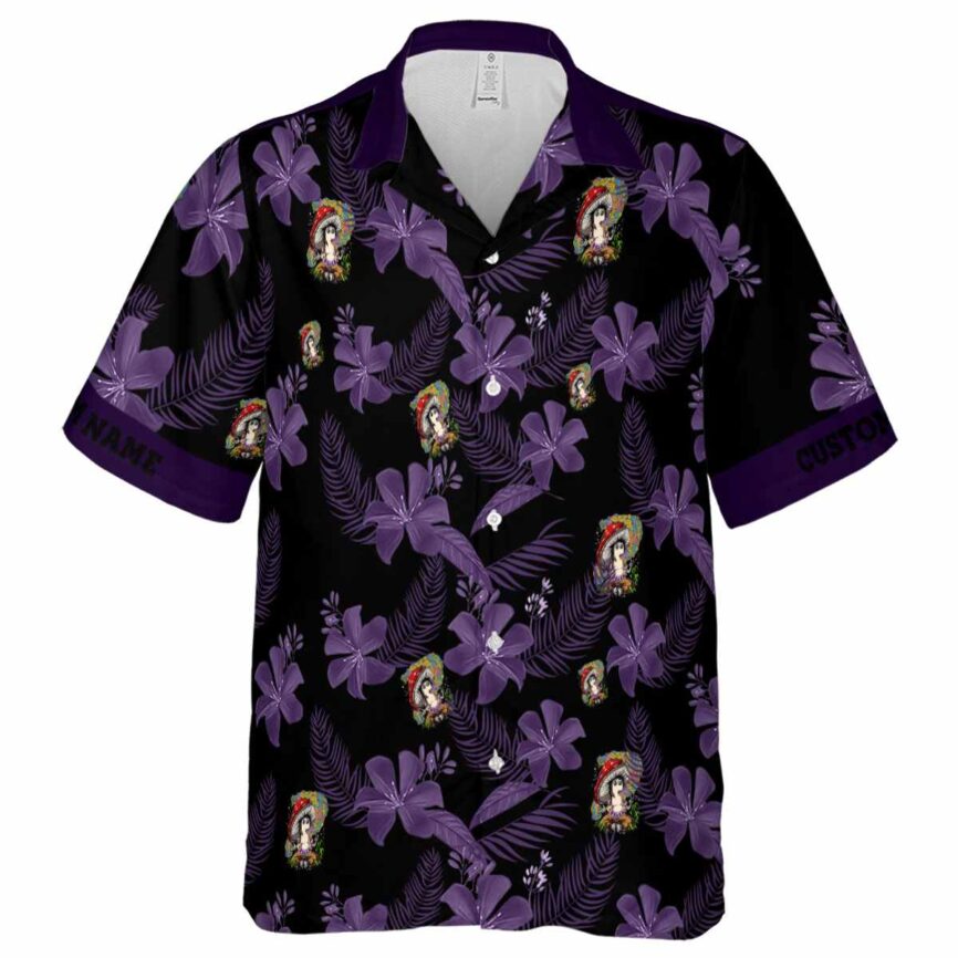 Personalized Psychedelic Tropical Flower Hawaiian Shirt Fashion forward