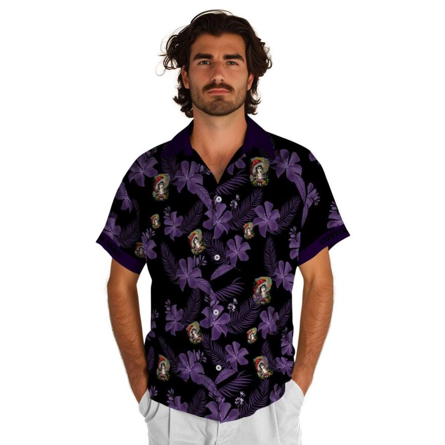 Personalized Psychedelic Tropical Flower Hawaiian Shirt New Arrival