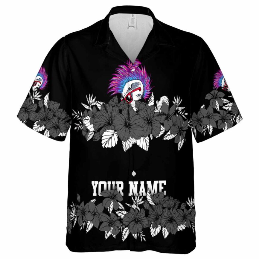 Personalized Punk Hibiscus Band Hawaiian Shirt Fashion forward