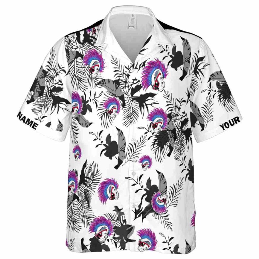 Personalized Punk Leafy Accents Hawaiian Shirt Fashion forward