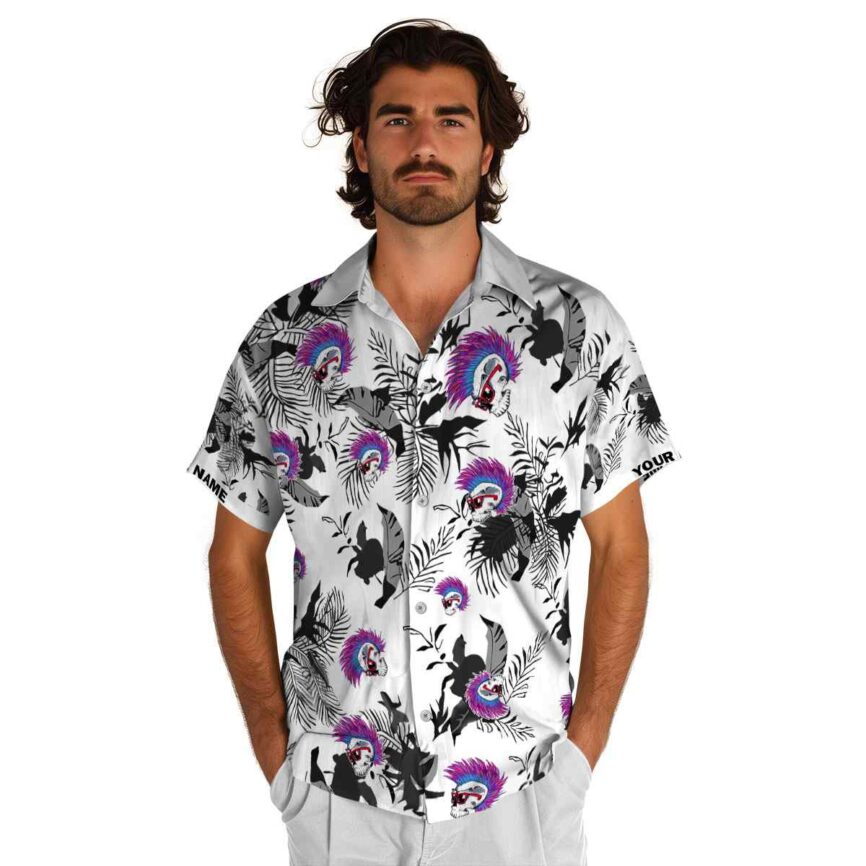 Personalized Punk Leafy Accents Hawaiian Shirt New Arrival