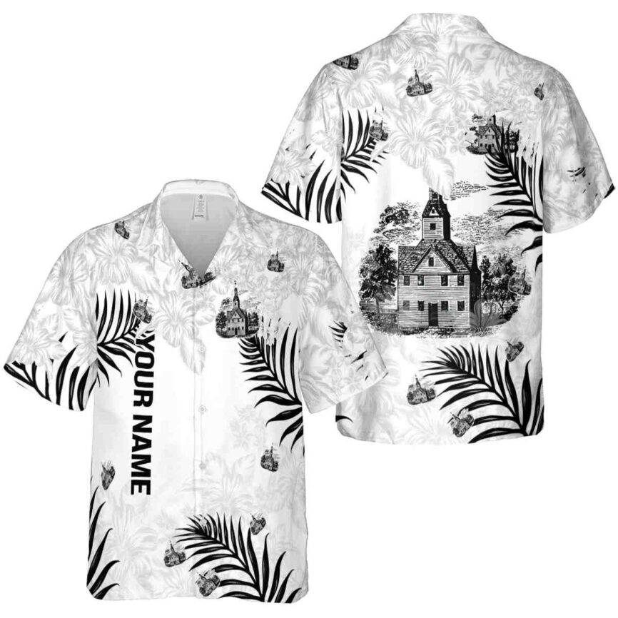 Personalized Puritan Hibiscus Pattern Hawaiian Shirt Premium grade