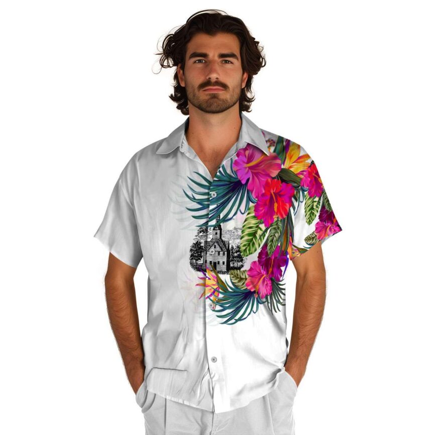 Personalized Puritan Polynesian Flowers Hawaiian Shirt New Arrival
