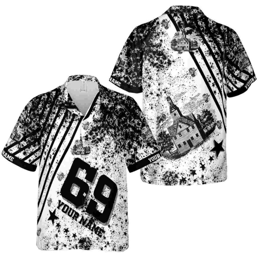 Personalized Puritan Stripe Burst Hawaiian Shirt Premium grade