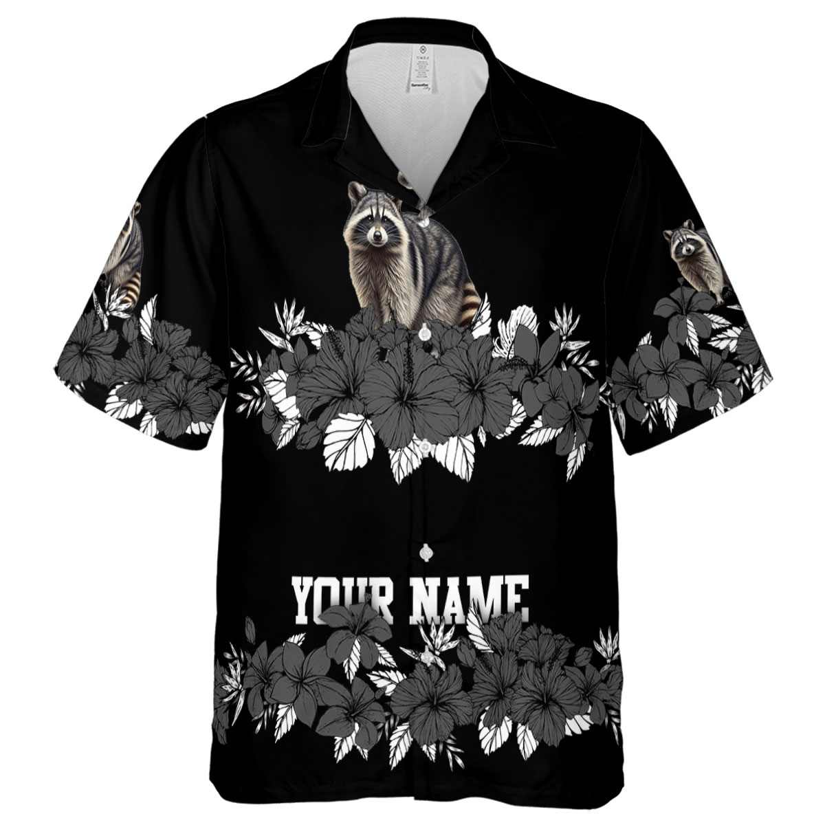 Personalized Raccoon Hibiscus Band Hawaiian Shirt Fashion forward Personalized Raccoon Hibiscus Band Hawaiian Shirt Fashion forward