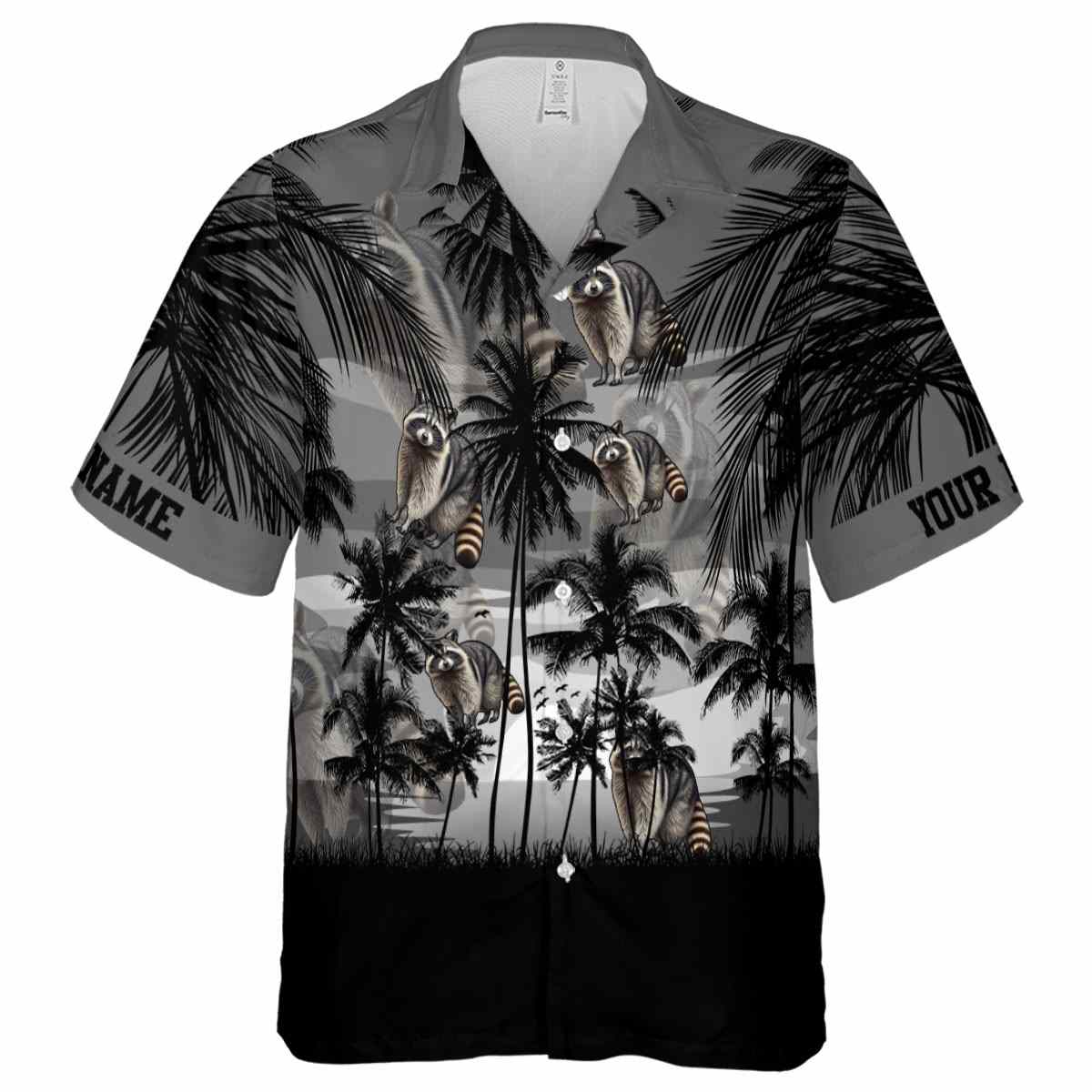 Personalized Raccoon Island Scenery Hawaiian Shirt Fashion forward Personalized Raccoon Island Scenery Hawaiian Shirt Fashion forward