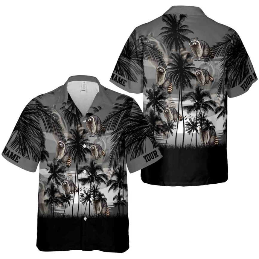 Personalized Raccoon Island Scenery Hawaiian Shirt Premium grade