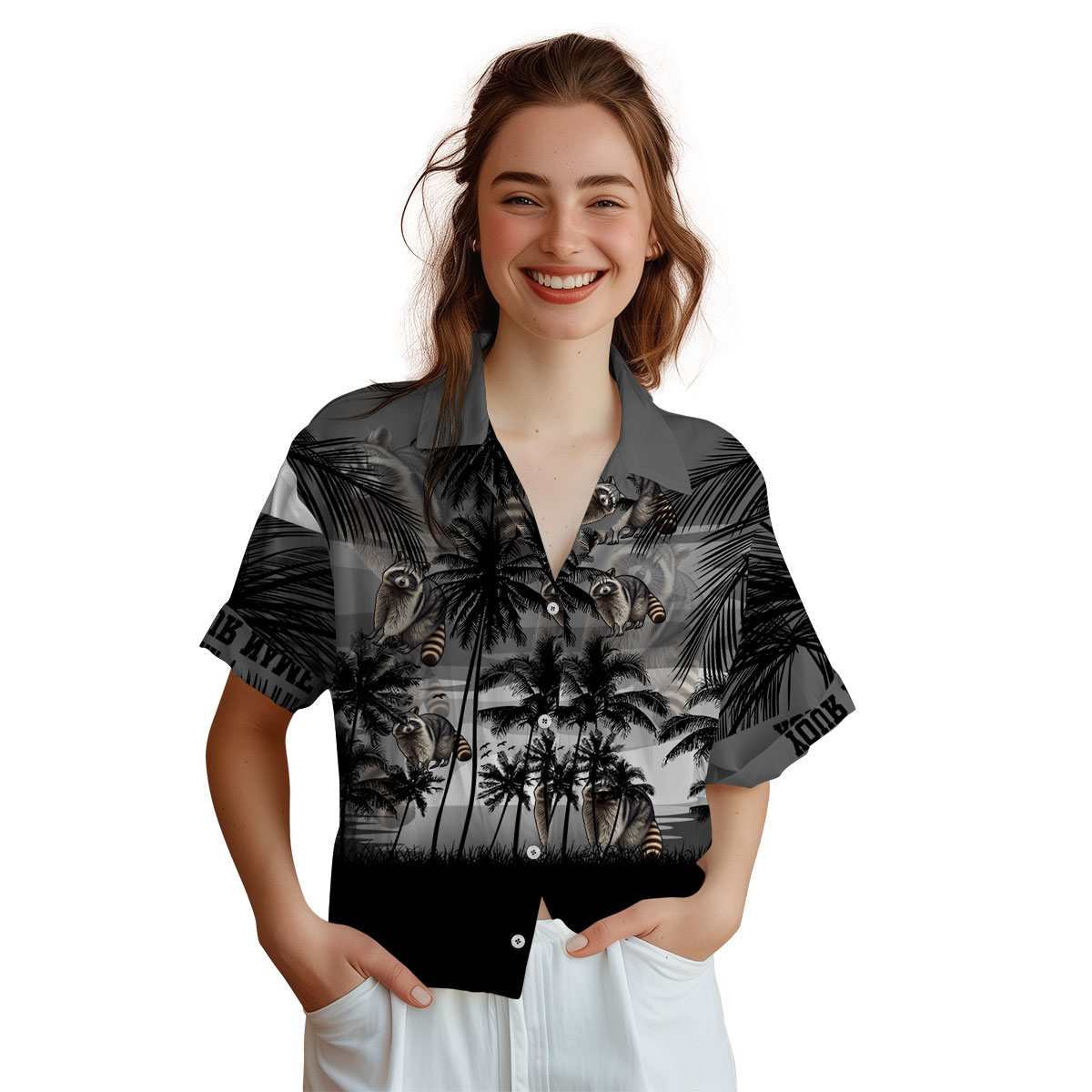 Personalized Raccoon Island Scenery Hawaiian Shirt Top rated Personalized Raccoon Island Scenery Hawaiian Shirt Top rated