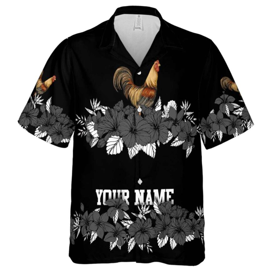 Personalized Rooster Hibiscus Band Hawaiian Shirt Fashion forward