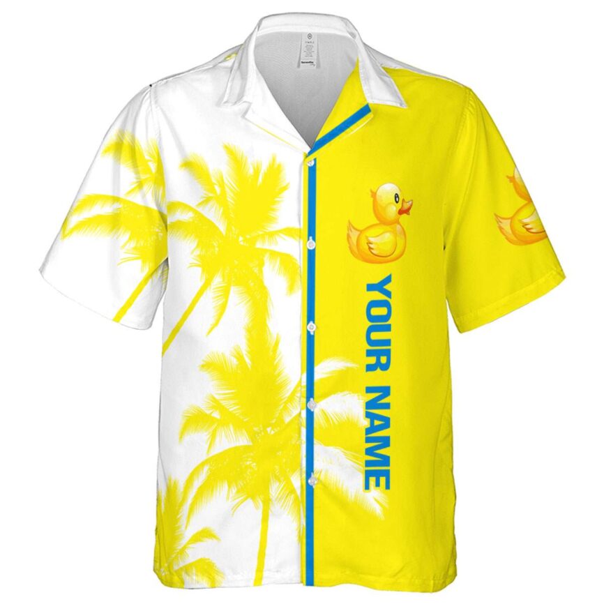 Personalized Rubber Duck Beach Vibes Hawaiian Shirt Best selling