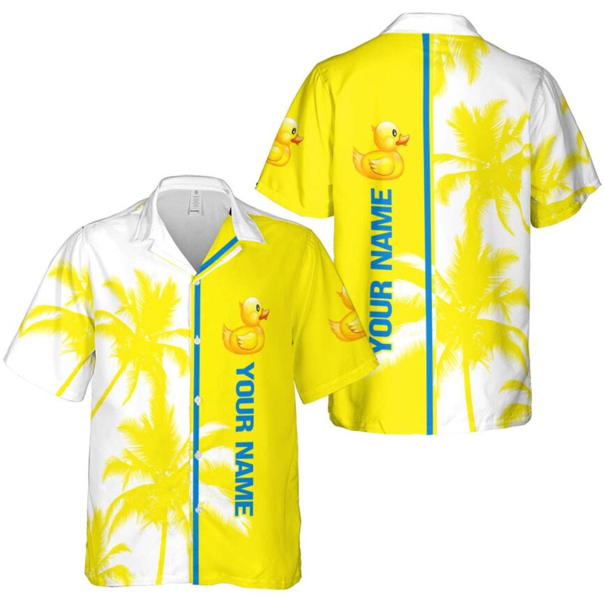 Personalized Rubber Duck Beach Vibes Hawaiian Shirt Latest Model