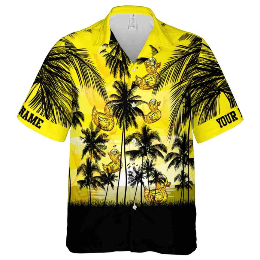 Personalized Rubber Duck Island Scenery Hawaiian Shirt Fashion forward