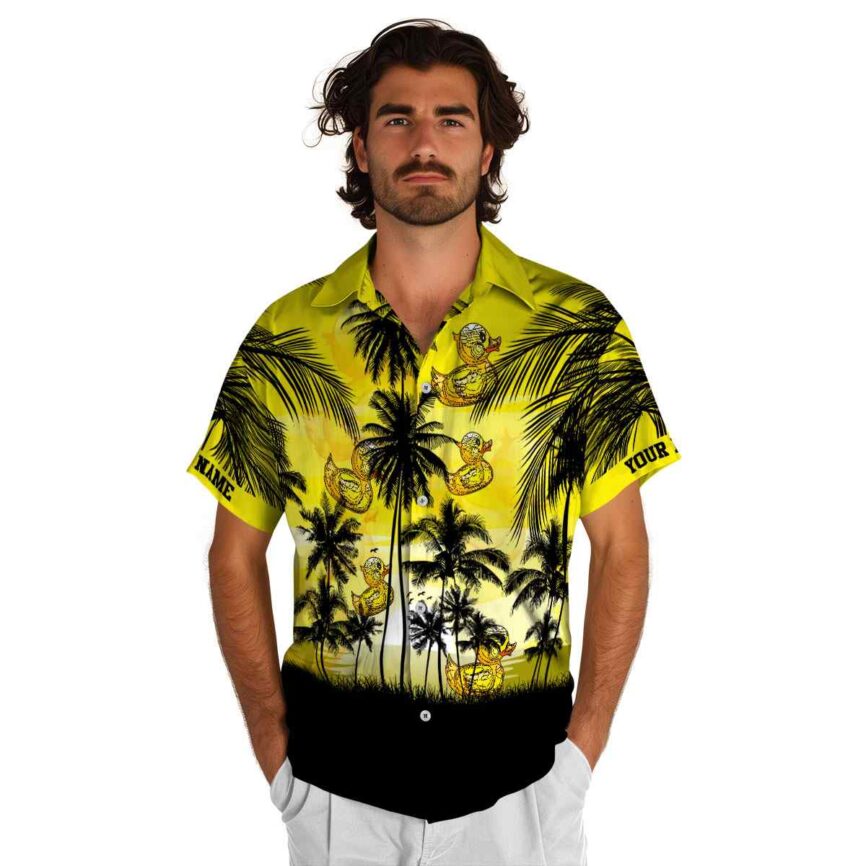 Personalized Rubber Duck Island Scenery Hawaiian Shirt New Arrival