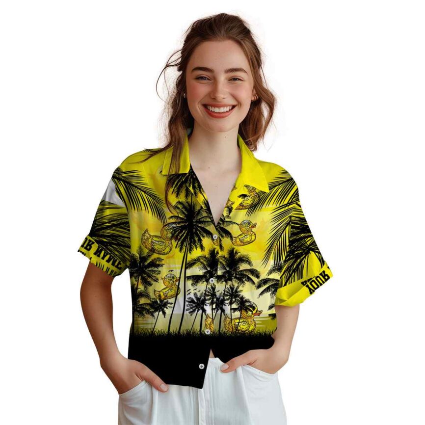 Personalized Rubber Duck Island Scenery Hawaiian Shirt Top rated