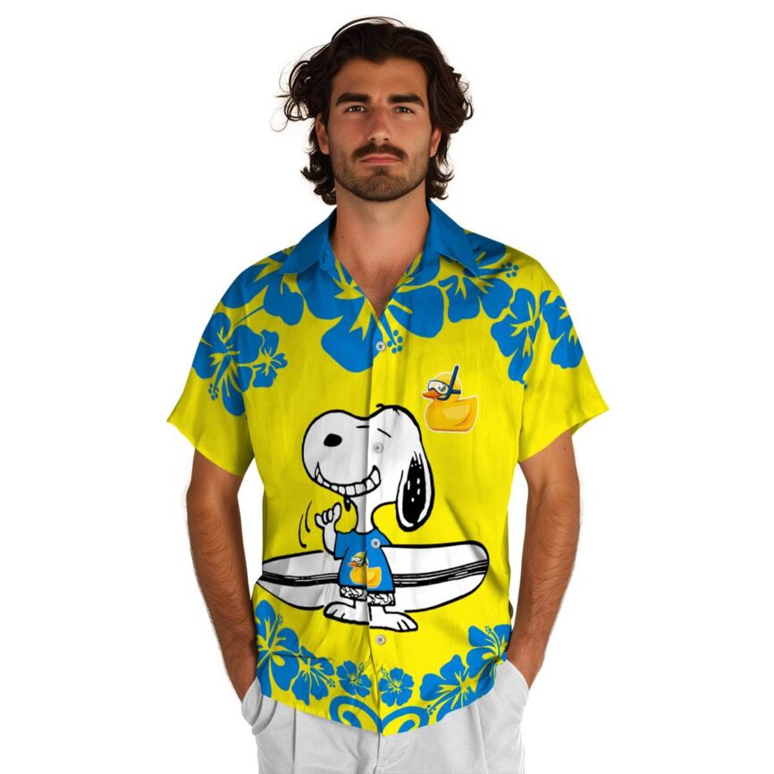 Personalized Rubber Duck Surfing Snoopy Hawaiian Shirt New Arrival