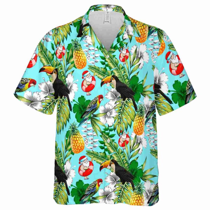 Personalized Santa Toucan Bird Hawaiian Shirt Fashion forward