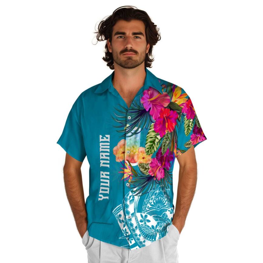 Personalized Scotch And Soda Polynesian Flowers Hawaiian Shirt New Arrival