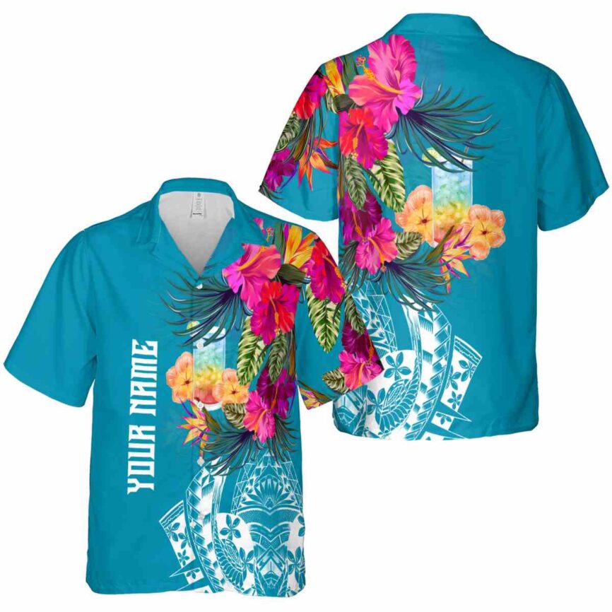Personalized Scotch And Soda Polynesian Flowers Hawaiian Shirt Premium grade