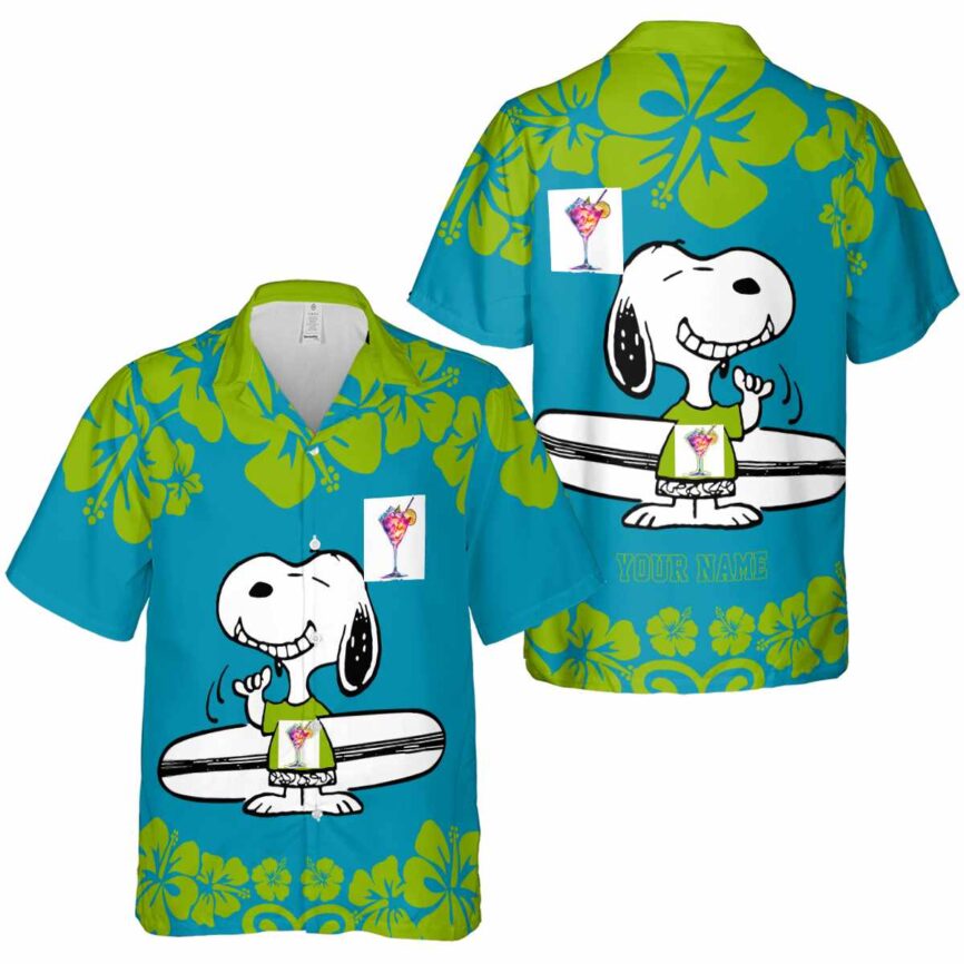 Personalized Scotch And Soda Surfing Snoopy Hawaiian Shirt Premium grade
