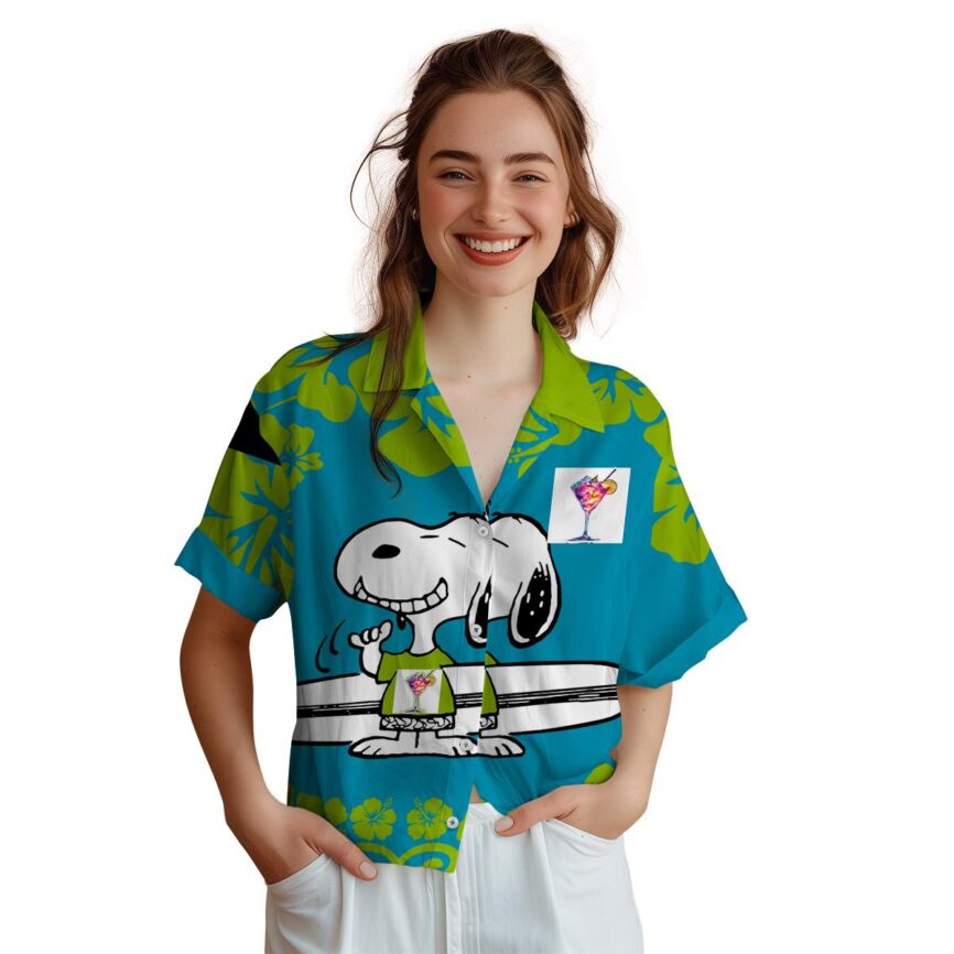 Personalized Scotch And Soda Surfing Snoopy Hawaiian Shirt Top rated