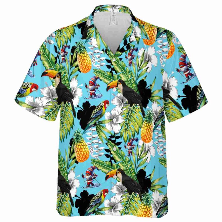 Personalized Skiing Toucan Bird Hawaiian Shirt Fashion forward