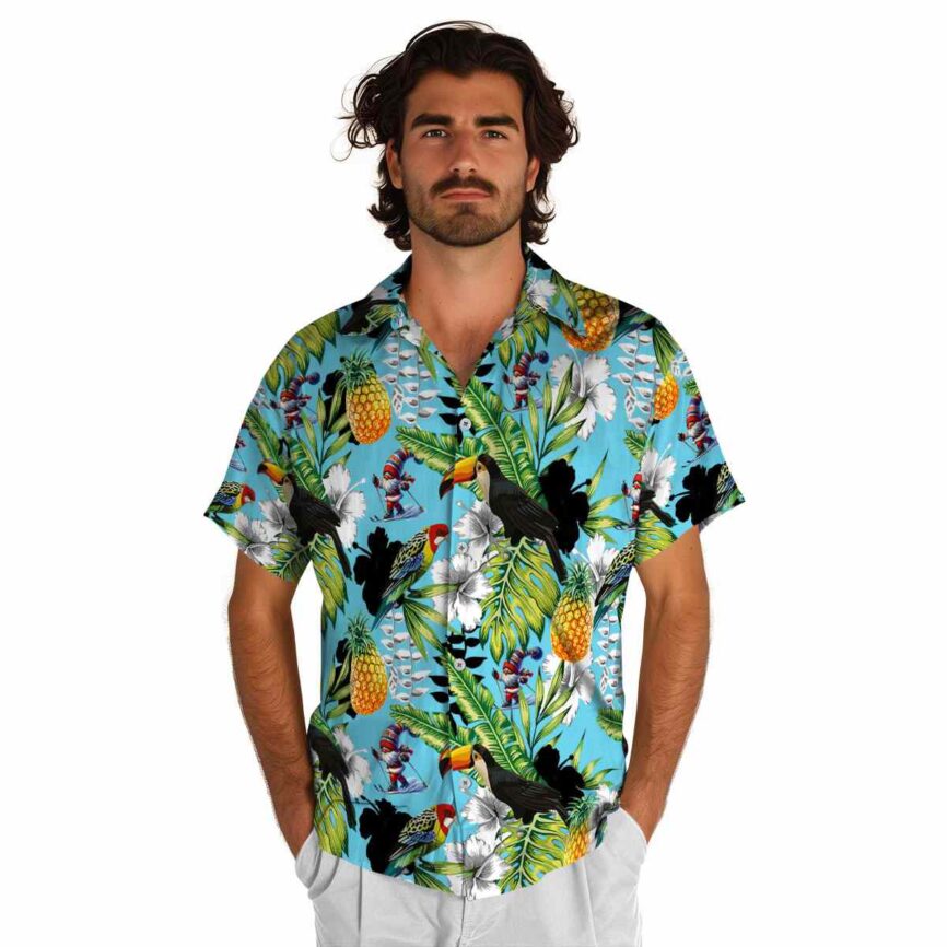 Personalized Skiing Toucan Bird Hawaiian Shirt New Arrival