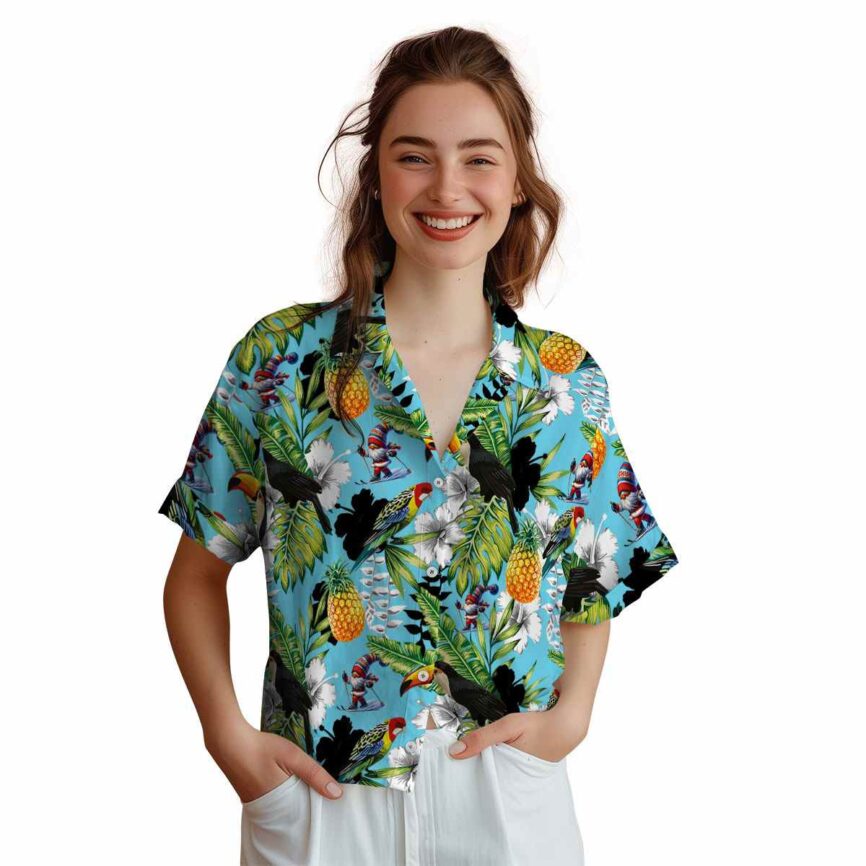 Personalized Skiing Toucan Bird Hawaiian Shirt Top rated