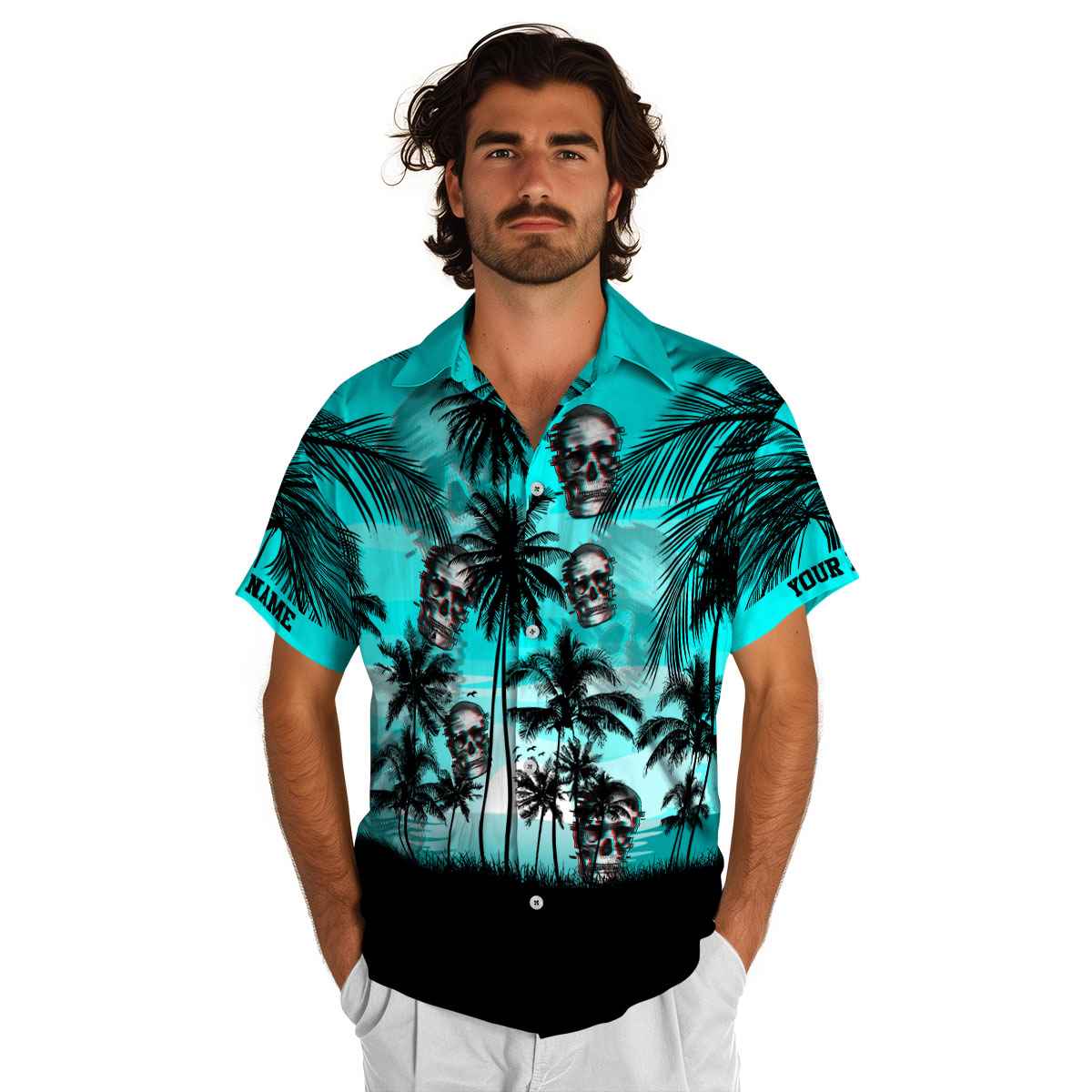 Personalized Skull Island Scenery Hawaiian Shirt New Arrival Personalized Skull Island Scenery Hawaiian Shirt New Arrival