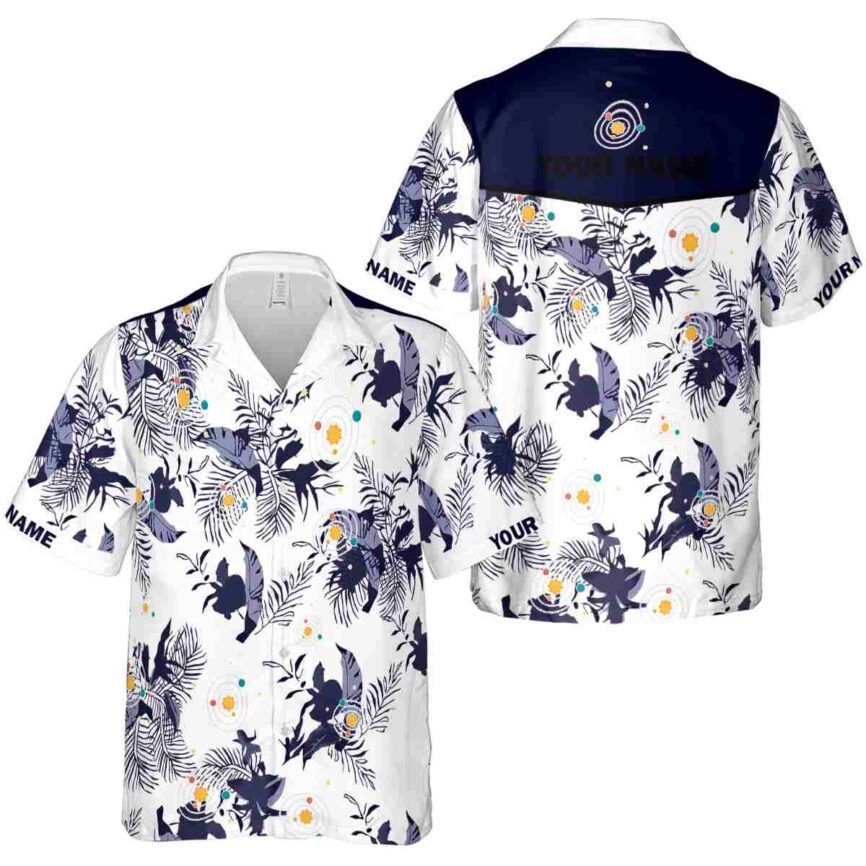 Personalized Space Leafy Accents Hawaiian Shirt Premium grade