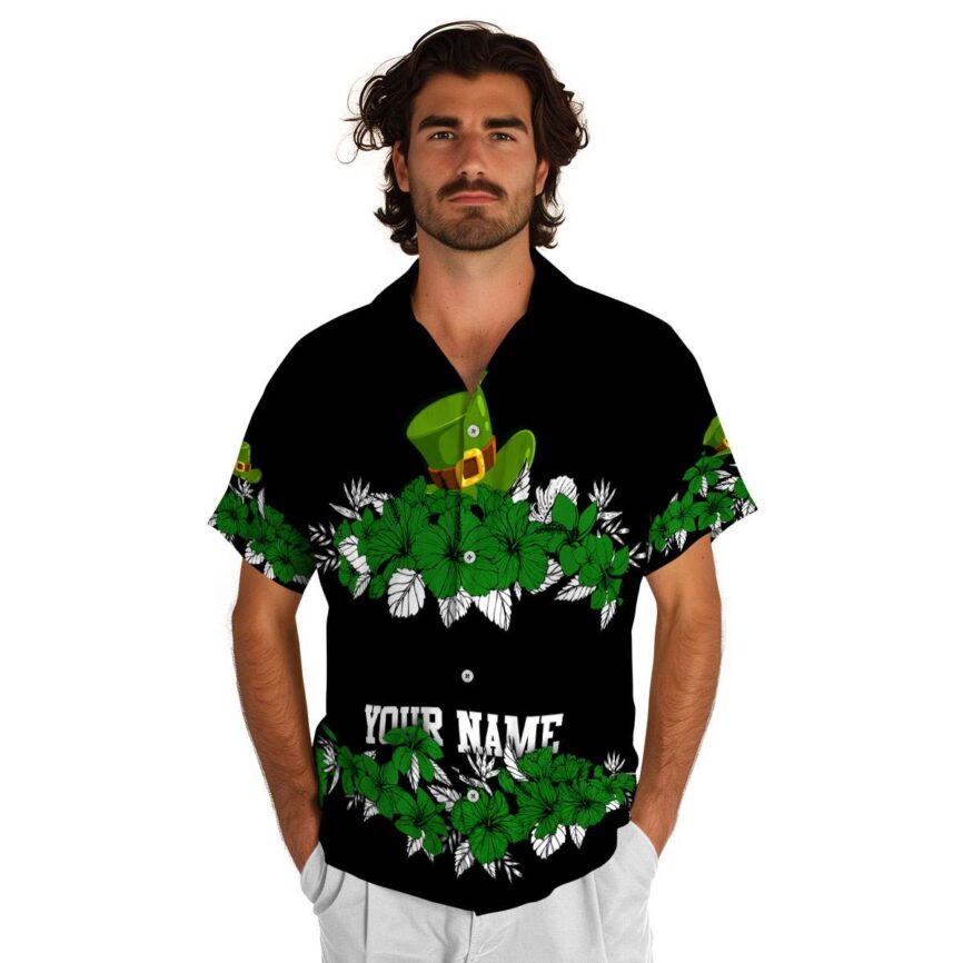 Personalized St Patricks Day Hibiscus Band Hawaiian Shirt New Arrival