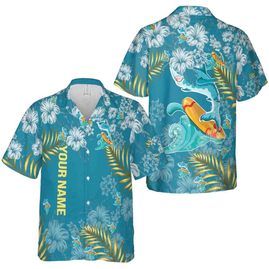 Personalized Summer Hibiscus Pattern Hawaiian Shirt Premium grade