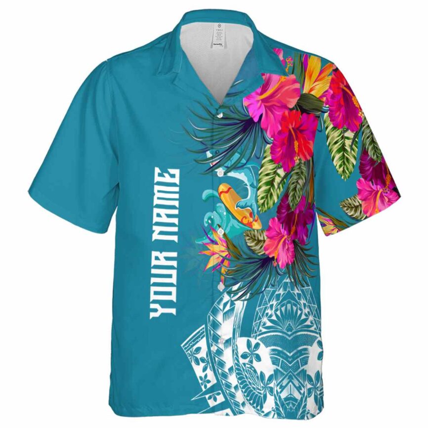 Personalized Summer Polynesian Flowers Hawaiian Shirt Fashion forward
