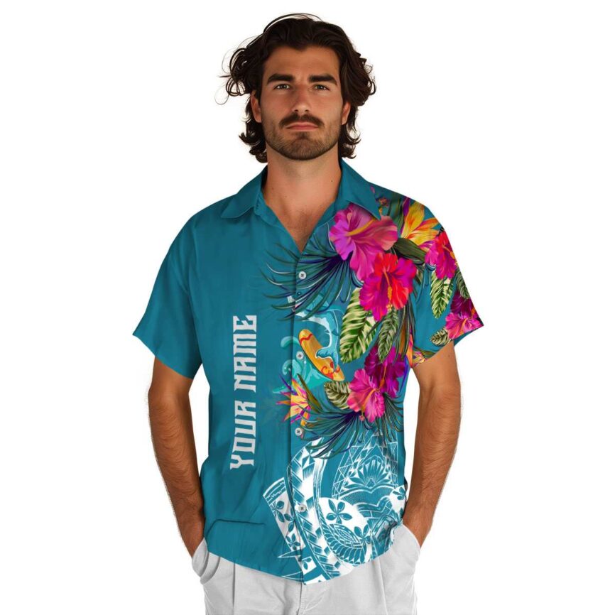 Personalized Summer Polynesian Flowers Hawaiian Shirt New Arrival