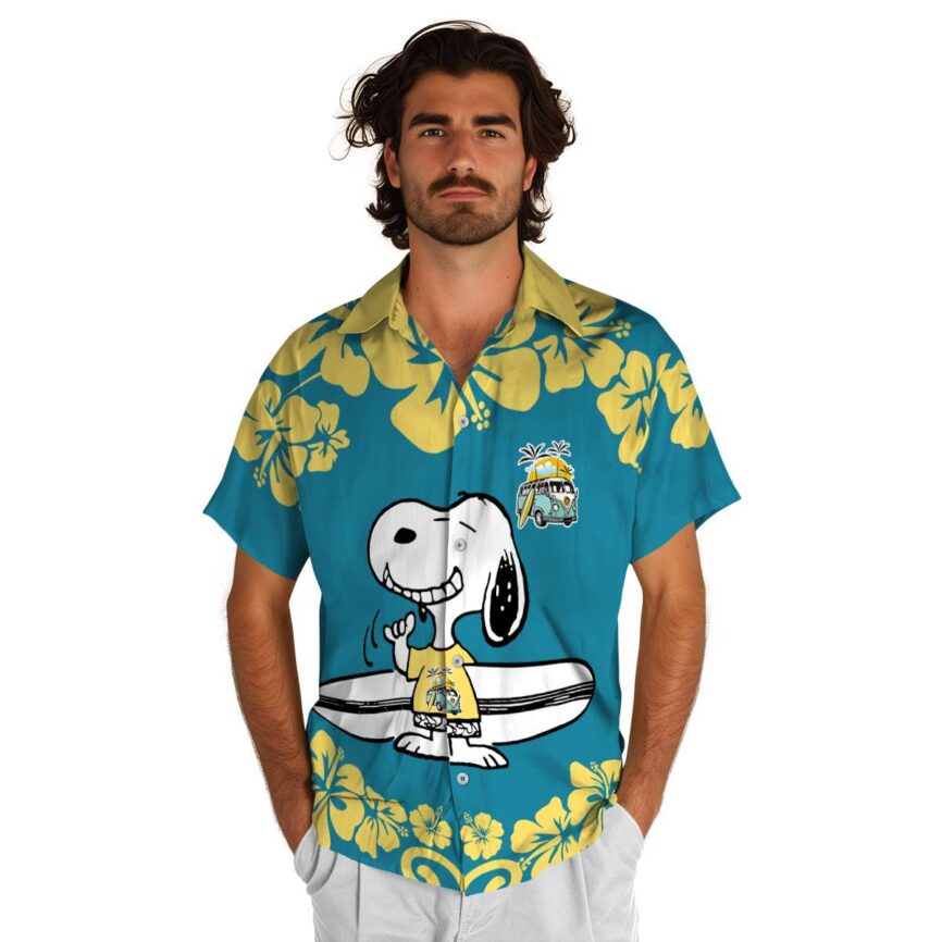 Personalized Summer Surfing Snoopy Hawaiian Shirt New Arrival