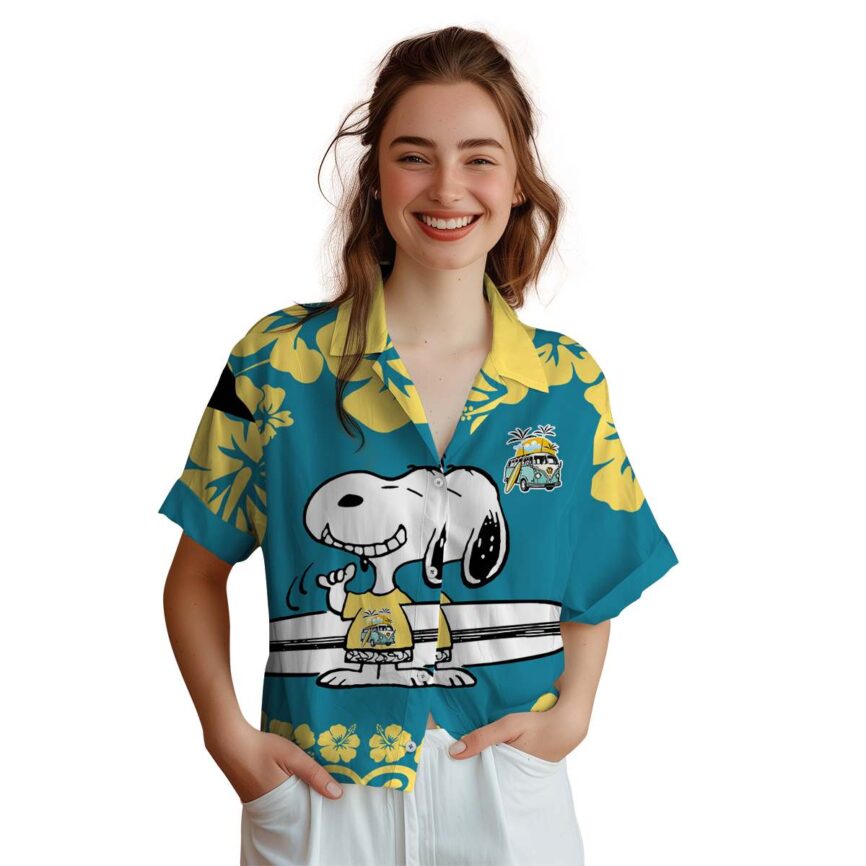 Personalized Summer Surfing Snoopy Hawaiian Shirt Top rated